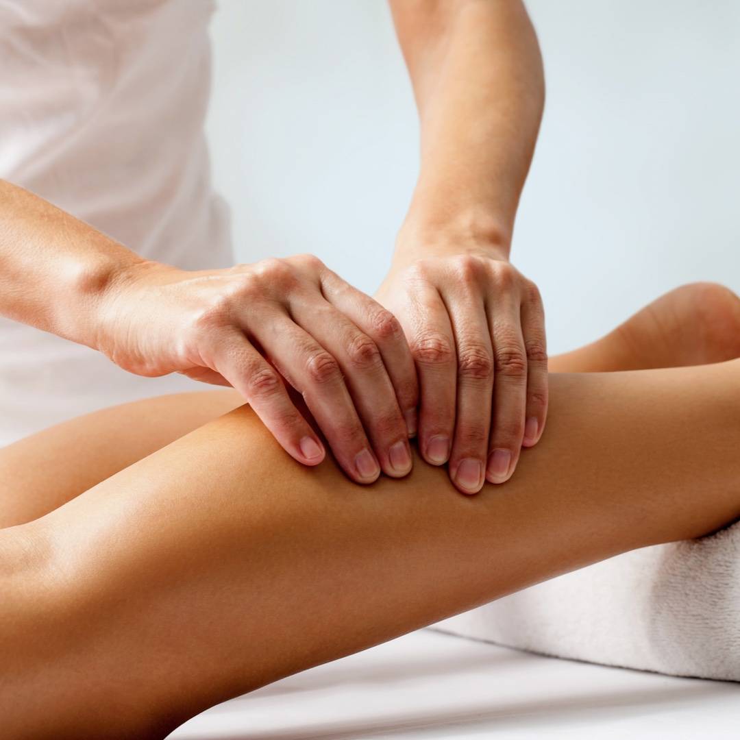 Massage circulatoire des jambes image